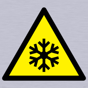 WK158: W010 Warning: Low temperature/freezing conditions