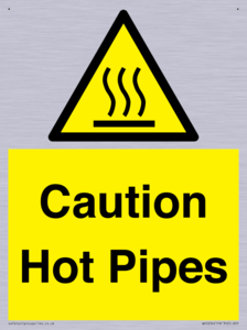 WK5254: Caution Hot Pipes