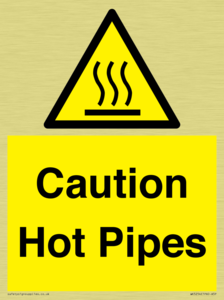 WK5254: Caution Hot Pipes
