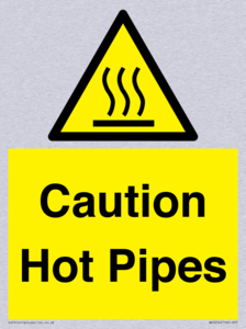 WK5254: Caution Hot Pipes