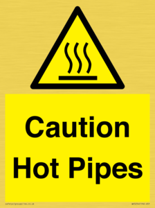 WK5254: Caution Hot Pipes