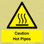 WK5254: Caution Hot Pipes