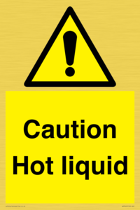 WK5440: Caution Hot liquid