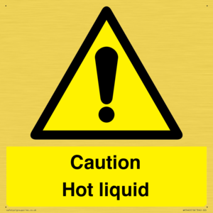 WK5440: Caution Hot liquid