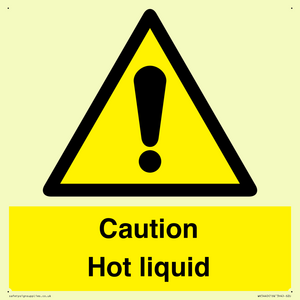 WK5440: Caution Hot liquid