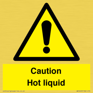 WK5440: Caution Hot liquid