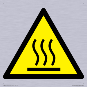 WK5540: W017 Warning: Hot surface