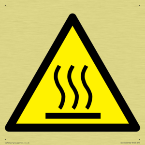 WK5540: W017 Warning: Hot surface