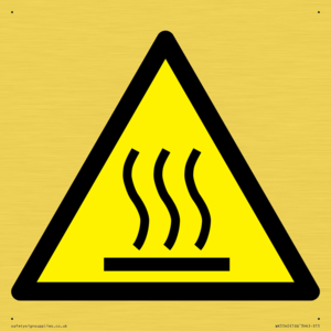 WK5540: W017 Warning: Hot surface