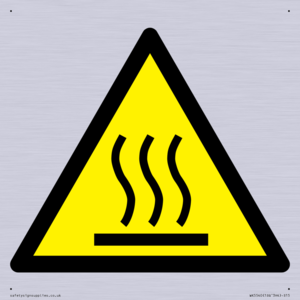 WK5540: W017 Warning: Hot surface