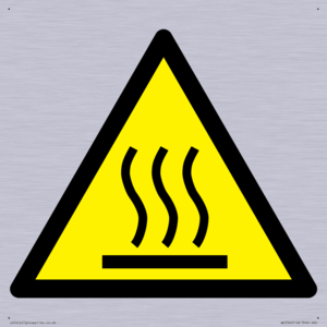 WK5540: W017 Warning: Hot surface