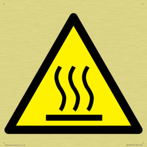 WK5540: W017 Warning: Hot surface