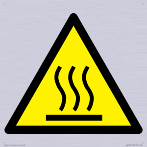 WK5540: W017 Warning: Hot surface