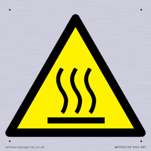 WK5540: W017 Warning: Hot surface