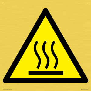 WK5540: W017 Warning: Hot surface