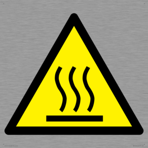 WK5540: W017 Warning: Hot surface