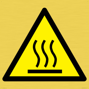 WK5540: W017 Warning: Hot surface