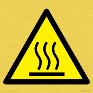 WK5540: W017 Warning: Hot surface