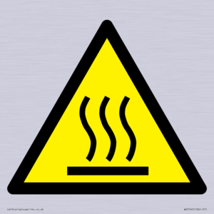 WK5540: W017 Warning: Hot surface