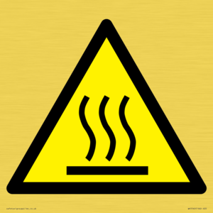 WK5540: W017 Warning: Hot surface