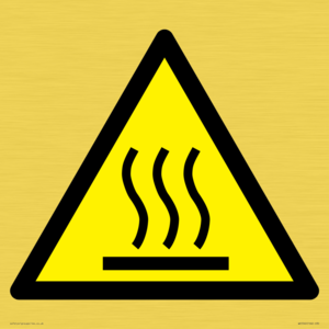 WK5540: W017 Warning: Hot surface