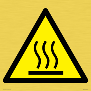 WK5540: W017 Warning: Hot surface