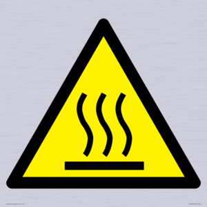 WK5540: W017 Warning: Hot surface