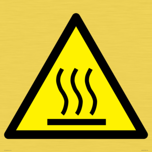 WK5540: W017 Warning: Hot surface