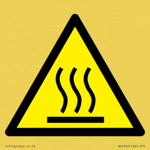 WK5540: W017 Warning: Hot surface