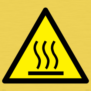 WK5540: W017 Warning: Hot surface