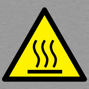WK5540: W017 Warning: Hot surface