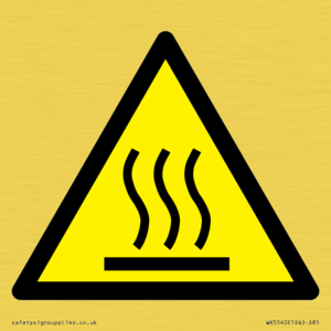 WK5540: W017 Warning: Hot surface