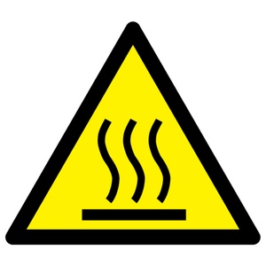WK5540: W017 Warning: Hot surface