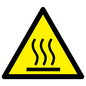 WK5540: W017 Warning: Hot surface