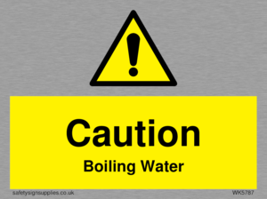 WK5787: Caution Boiling Water