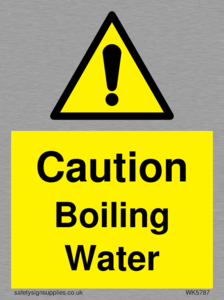 WK5787: Caution Boiling Water