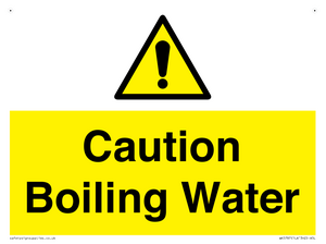WK5787: Caution Boiling Water