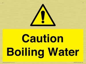 WK5787: Caution Boiling Water
