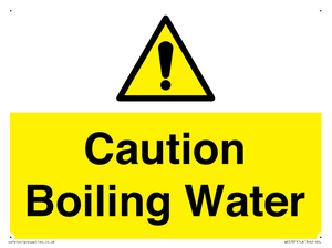 WK5787: Caution Boiling Water