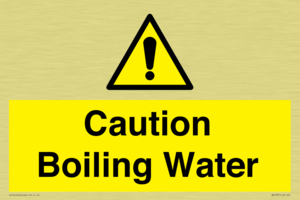 WK5787: Caution Boiling Water