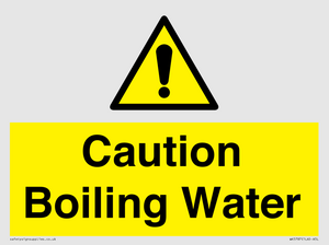 WK5787: Caution Boiling Water