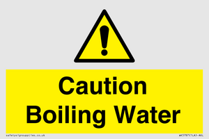 WK5787: Caution Boiling Water