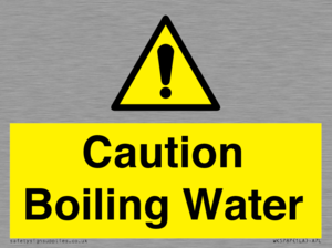 WK5787: Caution Boiling Water