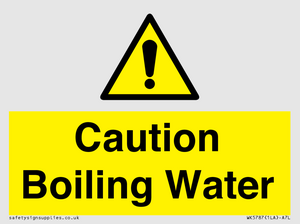 WK5787: Caution Boiling Water