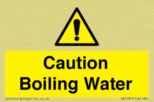 WK5787: Caution Boiling Water