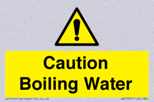 WK5787: Caution Boiling Water