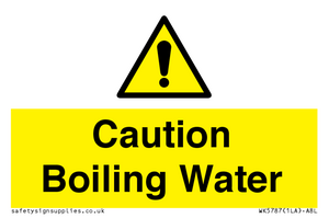 WK5787: Caution Boiling Water