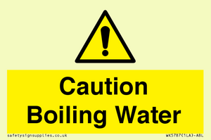 WK5787: Caution Boiling Water
