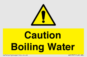 WK5787: Caution Boiling Water