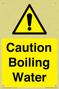 WK5787: Caution Boiling Water